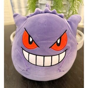 Squishmallows Gengar Pokemon Plush 10 Inch Purple Ghost Soft Toy 2023 SQPK0005